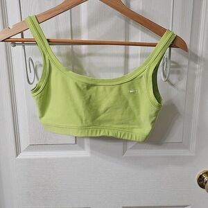 Vintage Nike Alpha Project Lime Green Sports Bra Size M  #vintage #y2k